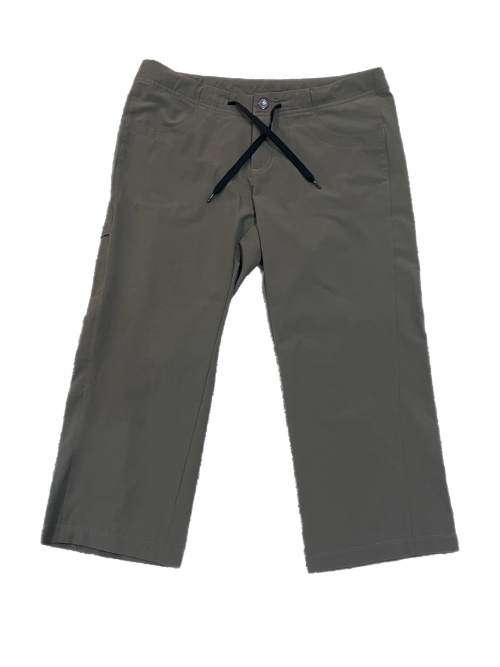 Patagonia Women's All Out Capri Pants Size 4 Outdoor Hiking Crop Brown Stretch